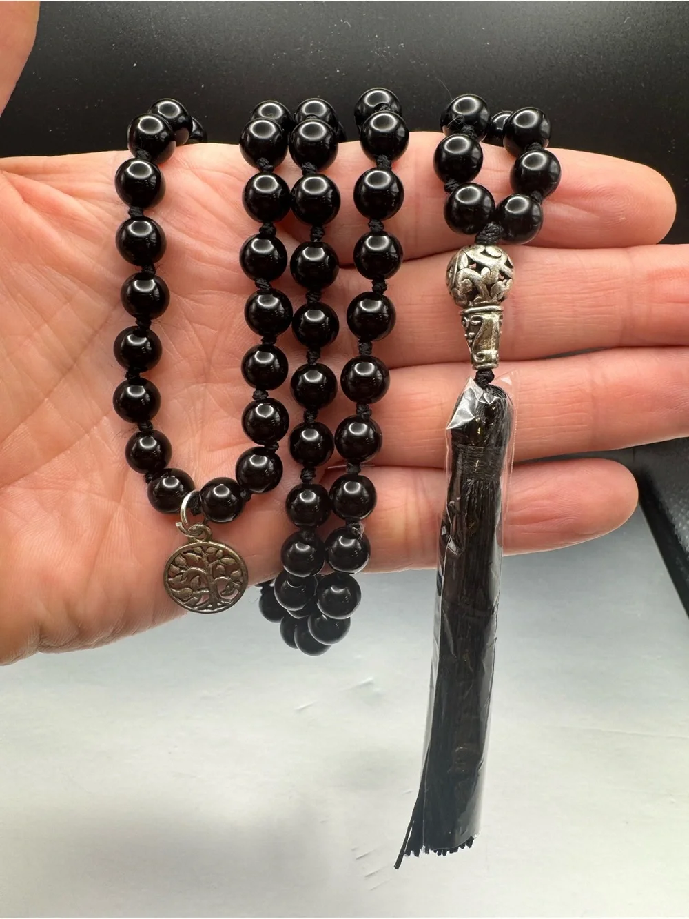 Black Onyx Mala Beads